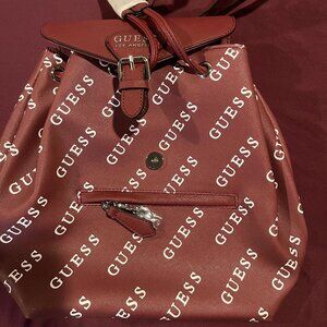 NWT Guess Backpack Burgundy